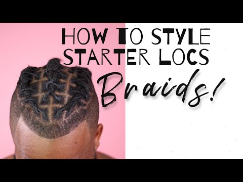 how-to-style-short-starter-locs-ep.-4-|-braids