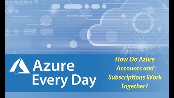 How Do Azure Accounts and Subscriptions Work Together?