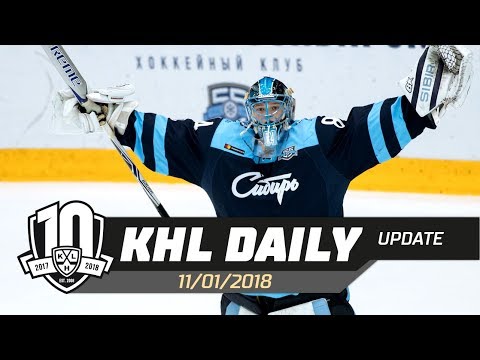 Daily KHL Update - January 11th, 2018 (English)