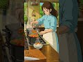 Cooking food #asmr #sunday #ghibli #anime #relax #relaxing #countryside #shorts #cozy #slowliving