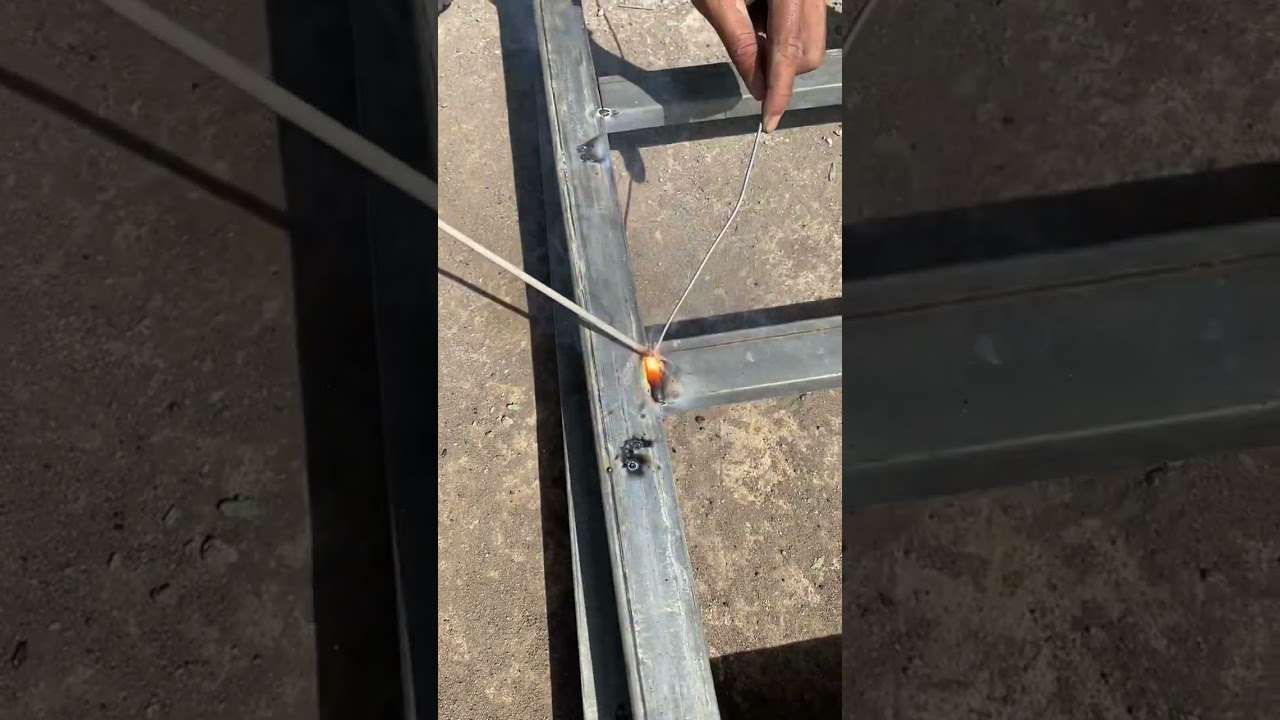 welding thin hollow iron 