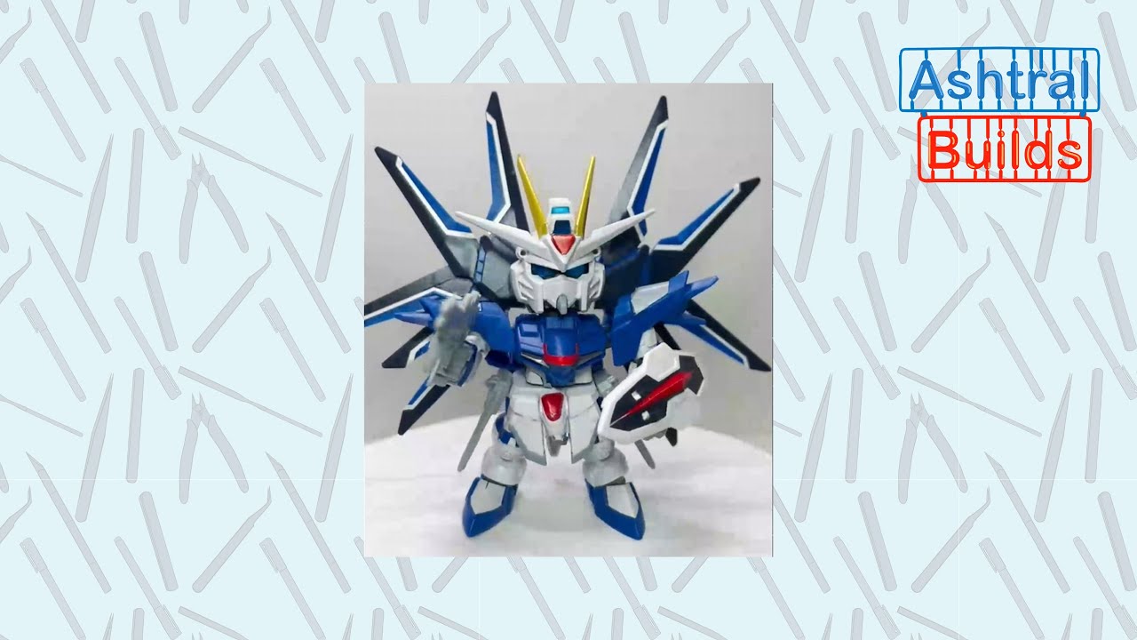Rising Freedom Gundam || STTS-909 Rising Freedom SD Gundam || Ashtral Builds || Backlog Build ||