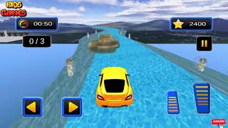Water Slide Sports Cars Extreme Stunts - Stunts Simulator Game screenshot 1