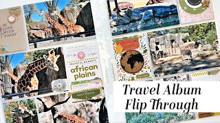 Finished 9x12 Travel Album Flip Through screenshot 5