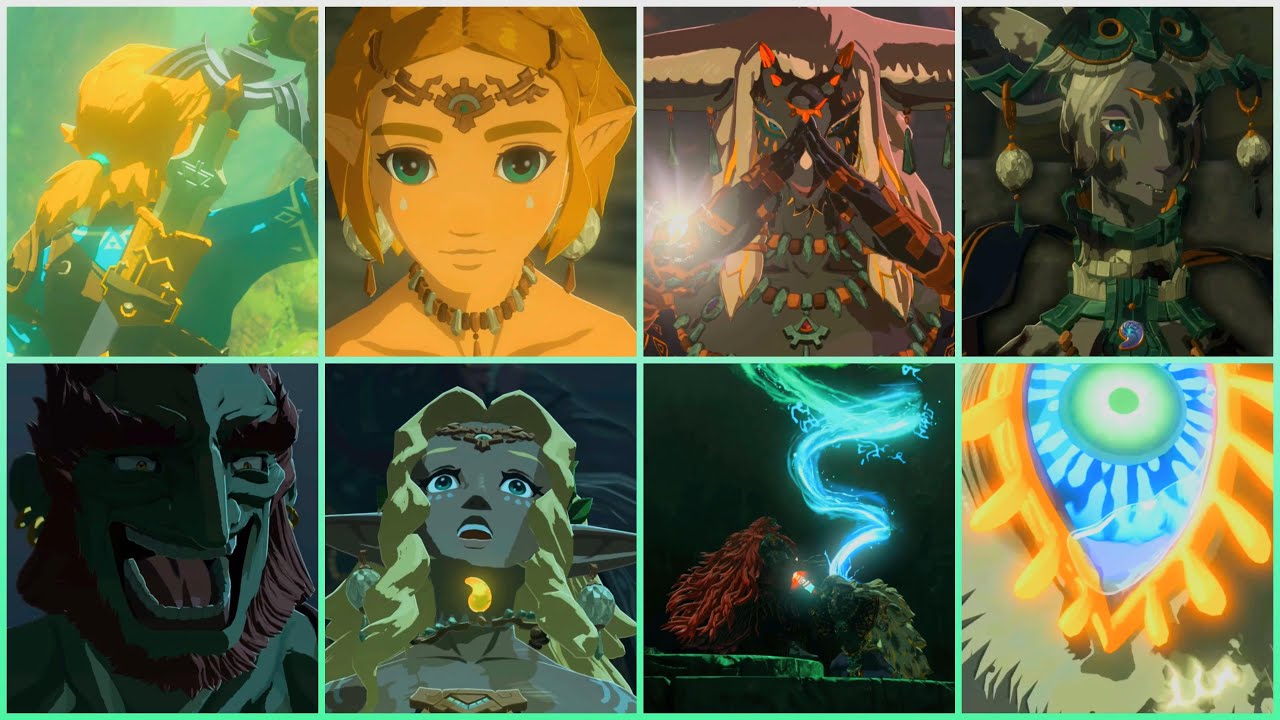 Legend of Zelda Tears of the Kingdom - All Listing Cutscene Memories [Adventure Log]