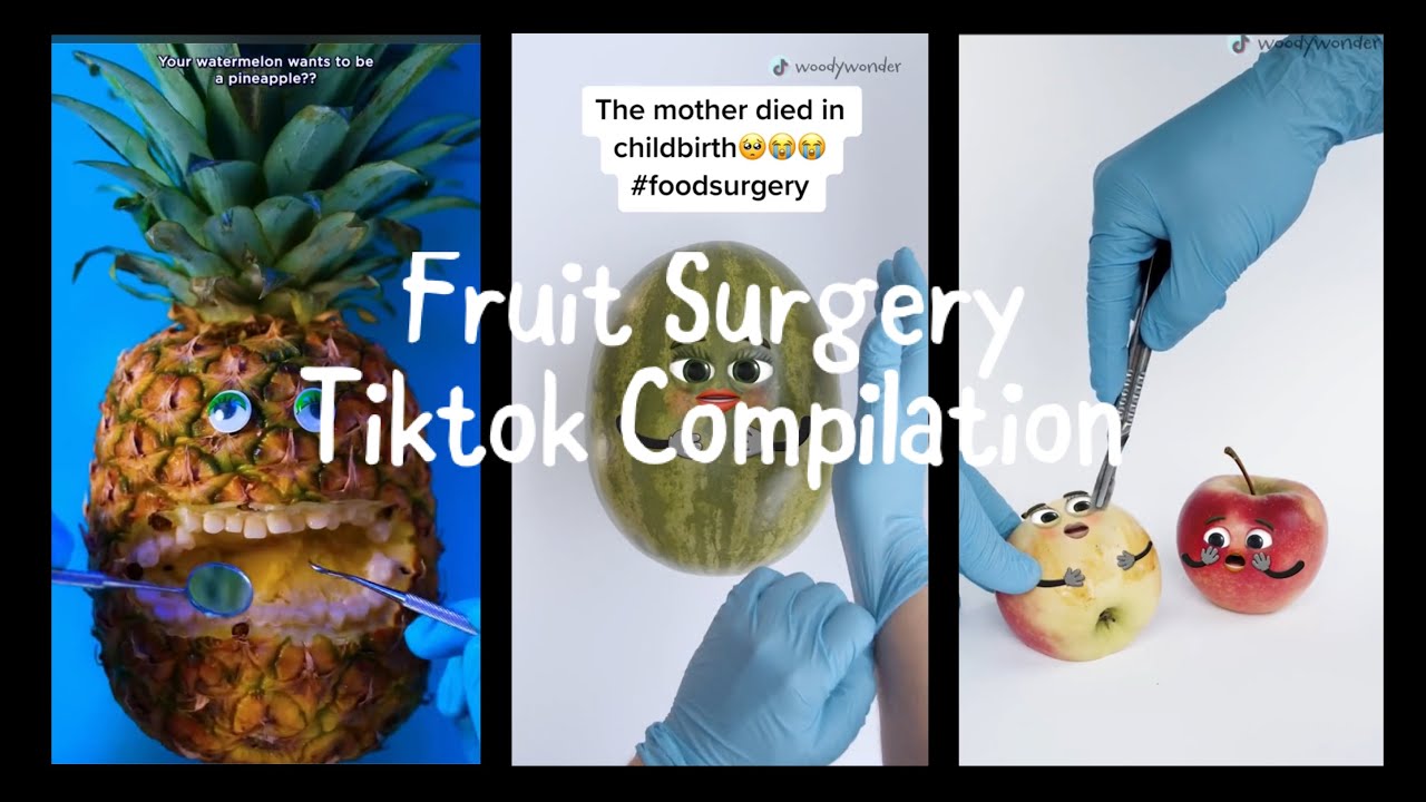Fruit Surgery / Playdoh Surgery Tiktok Compilation YouTube