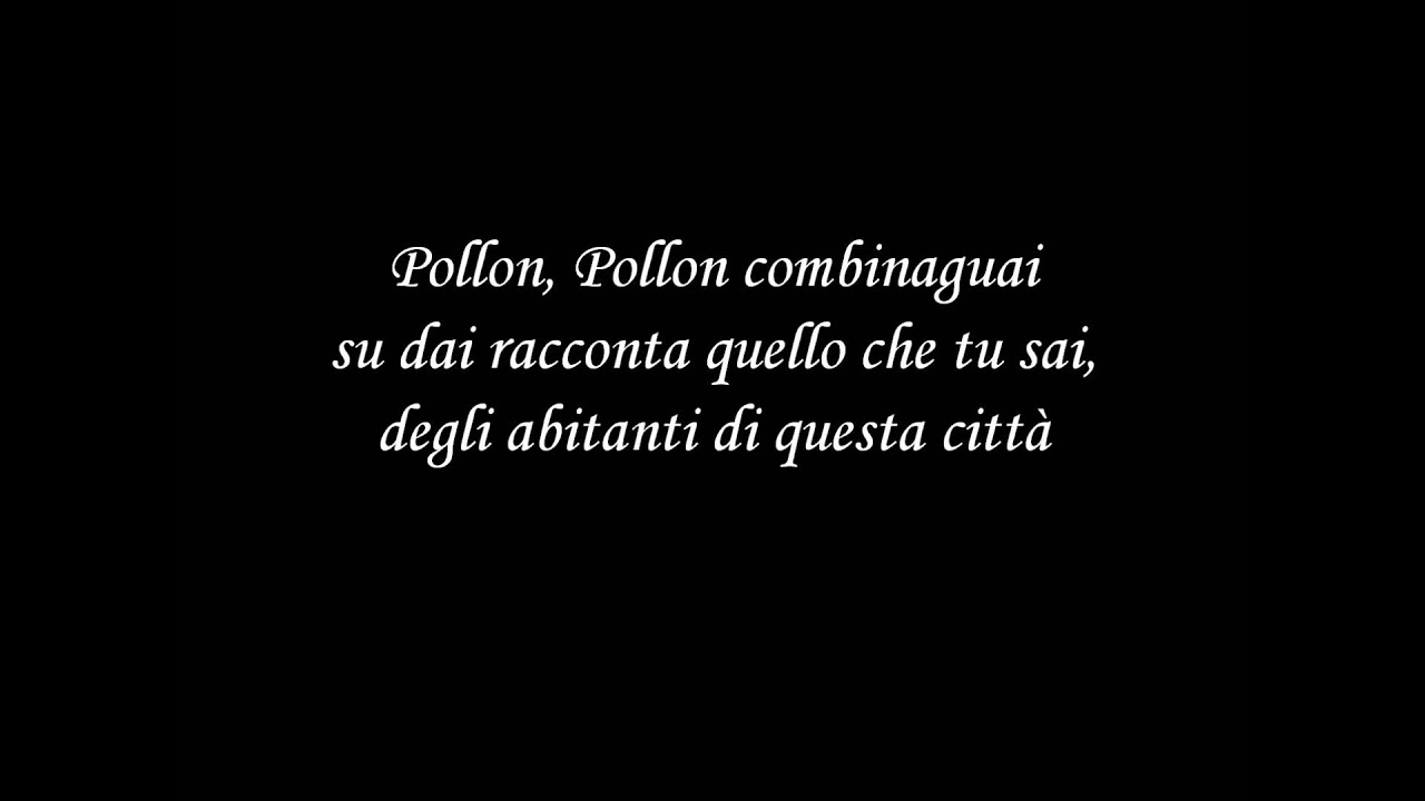 Sigla Completa - Pollon (Testo)