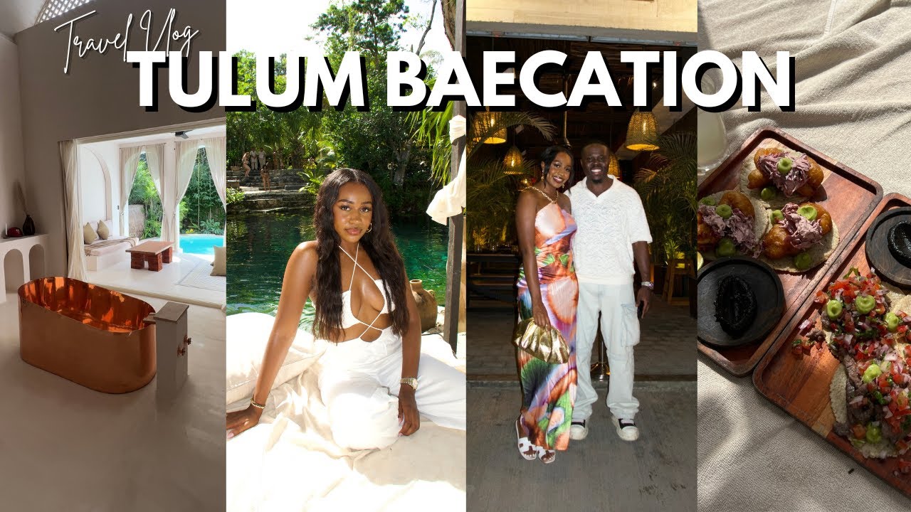HE FLEW ME OUT TO TULUM👀 | TULUM VLOG | LUXURY VILLA | CENOTE DAY CLUB ...
