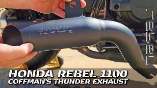 Installing Coffman's Thunder Exhaust on Honda Rebel 1100