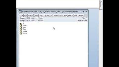 log of a variable