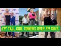 69 tall woman lindsay makes 59 men look like 50