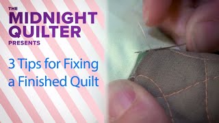 Hide Your Quilting Mistakes!