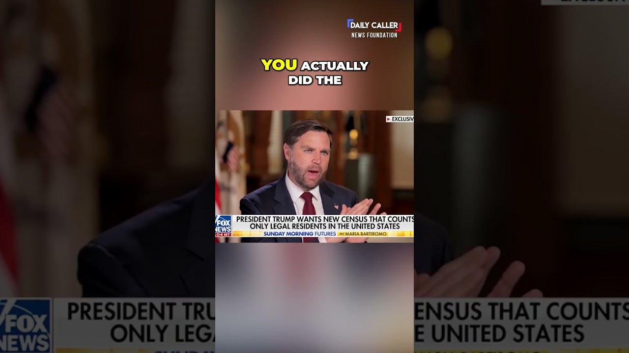 JD VANCE The Census In 2020 Had A MAJOR Statistical Error 
