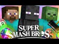 MINECRAFT ARRIVE DANS SUPER SMASH BROS ! ON TESTE LE MEILLEUR PERSO DU JEU !