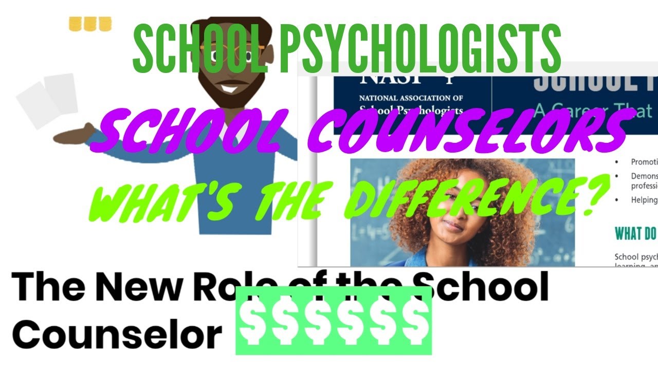 Differences Between School Psychologists and School Counselors