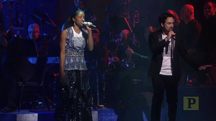 Lin-Manuel Miranda and Rene Elise Goldsberry Rap i...