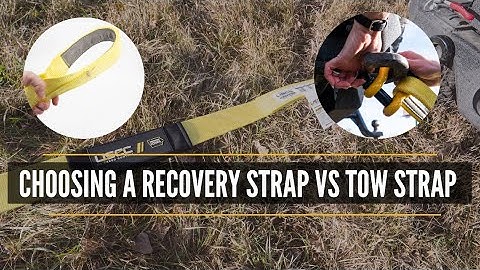How To Choose A Recovery Strap or Tow Strap | What
