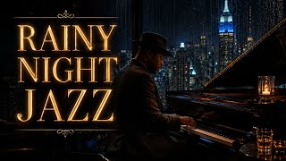 Midnight Rain Cafe 🌧️ Timeless Jazz Music for Cozy Nights and Deep Focus