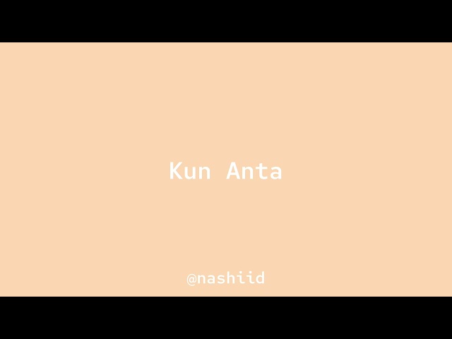 Humood - Kun Anta || sped up class=