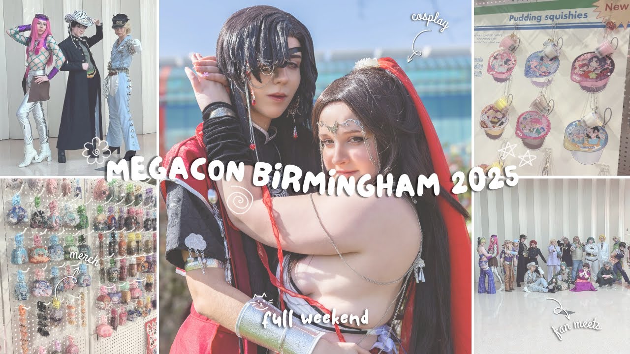 megacon birmingham 2025 🥮 ꪆৎ ˚⋅ [weekend vlog] | photoshoots, fan meets, kpop and more ᰔ