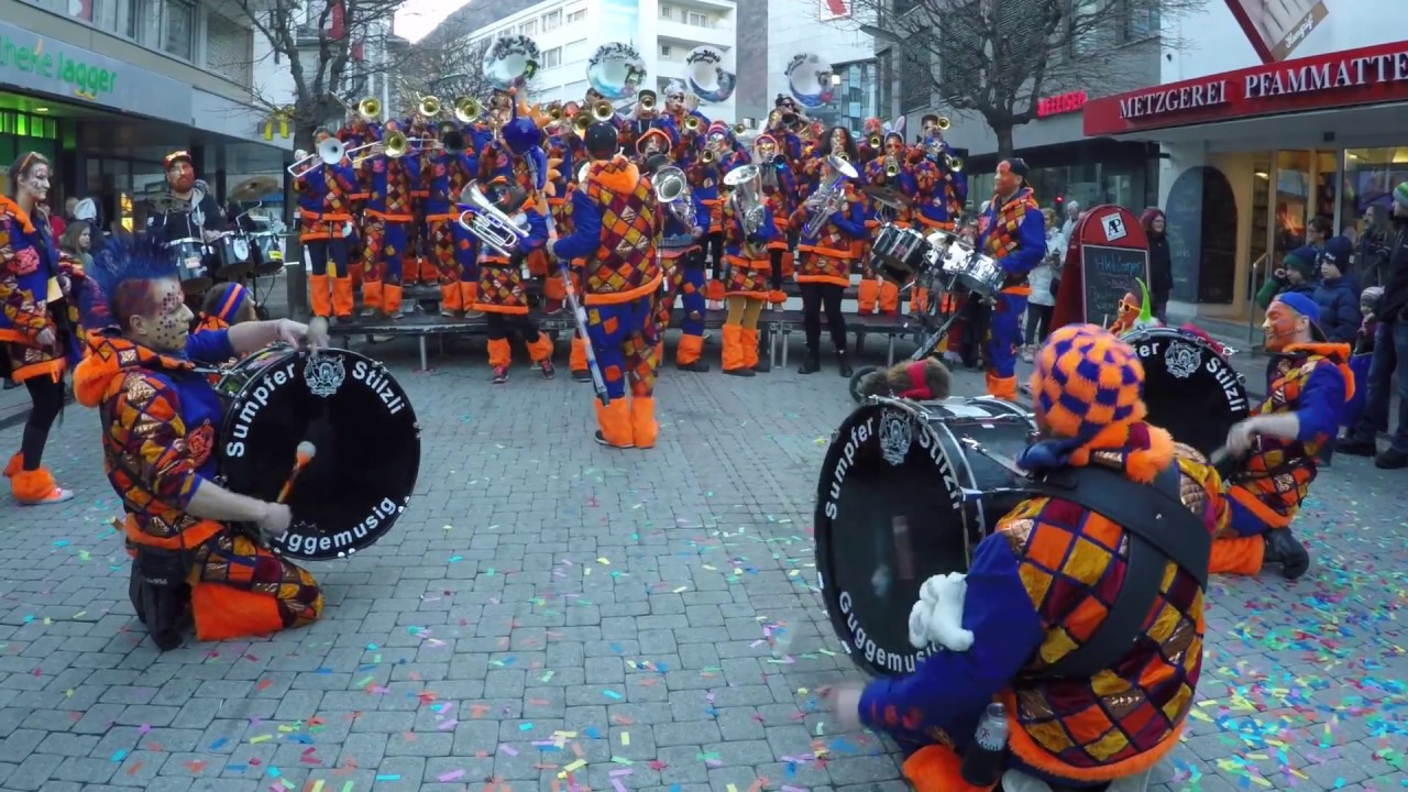 Sumpfer Stilzli - Auftritt in Visp 27.01.2018 (Song: The Beatles - Hey Jude)