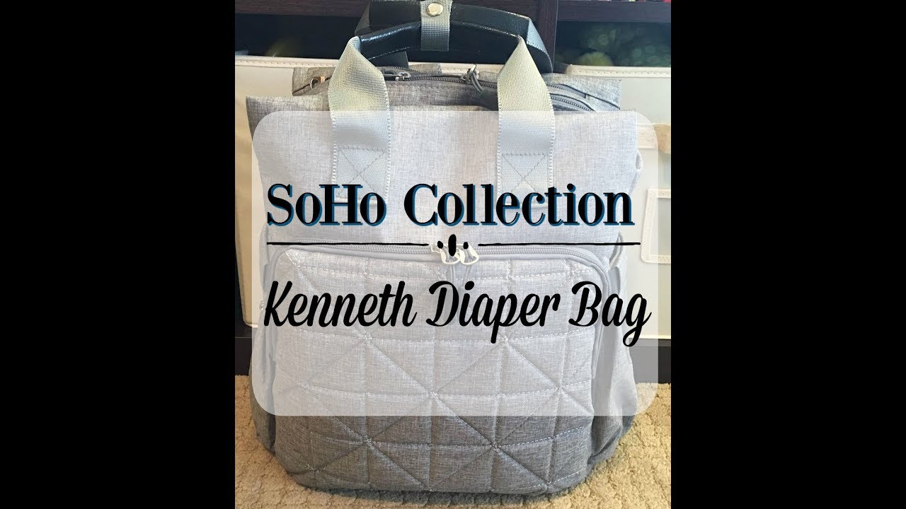 soho kenneth diaper bag