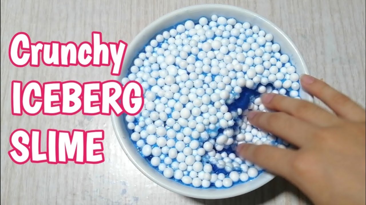 How to Make Iceberg Slime (Crunchy Iceberg Slime) Slime Philippines YouTube