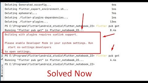 Building with plugins requires symlink support  Please enable Developer Mode in your system settings