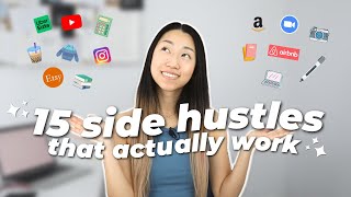 15 Side Hustle Ideas for 2024  businesses my friends & I have tried and made it work
