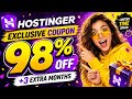 Hostinger Coupon Code Today 2026 ✅ | Hostinger Discount Code 🔥 | Hostinger Promo Code