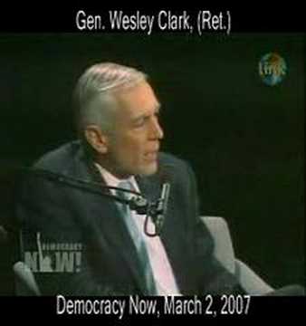 Please Visit INFOWARS.COM for the truth about what's really going on....Do it for the United States, Do it for the world. Clip from Democracy Now with former US General Wesley Clark explaining the US Global Takeover of the Middle East