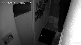Strange creepy "thing" spotted on camera. Midnight, someone explane? #ghost screenshot 4