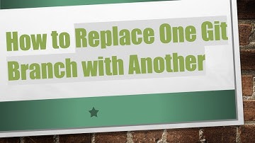 How to Replace One Git Branch with Another