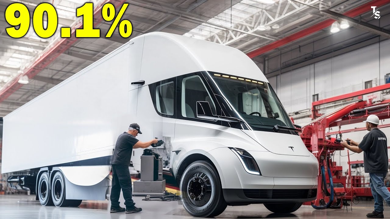 Revamped 2024 Tesla Semi: New 80,000lbs, 1000V Architecture and 600 ...