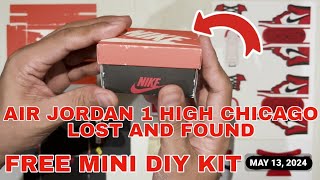 AIR JORDAN 1 HIGH CHICAGO LOST AND FOUND MINI DIY KIT