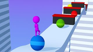 Crazy Stack Rider Challenge | Epic Ball Stacking Run! screenshot 2