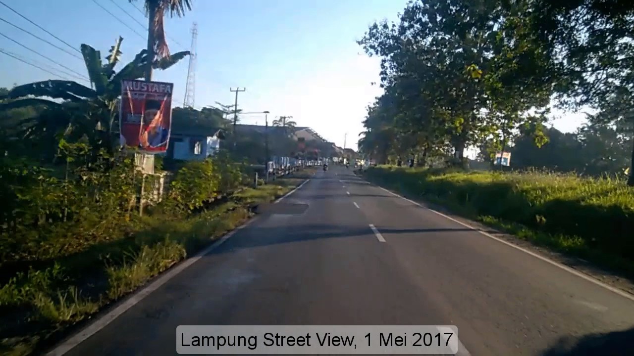 Lampung street view kota metro 2017050112 - YouTube