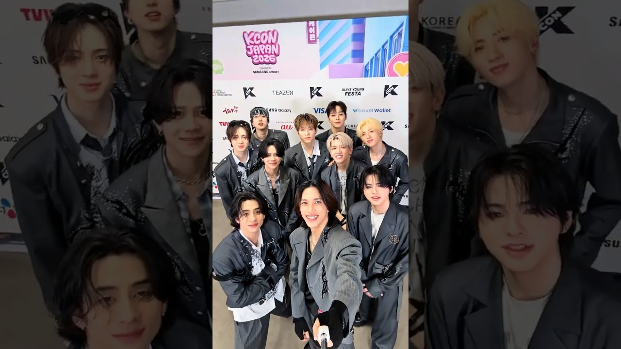 INIをKCON JAPAN 2026のステージ裏で直撃♡