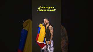 ¿Cuánto gana Maluma al mes? #CuantoGana #maluma #artist #work #money