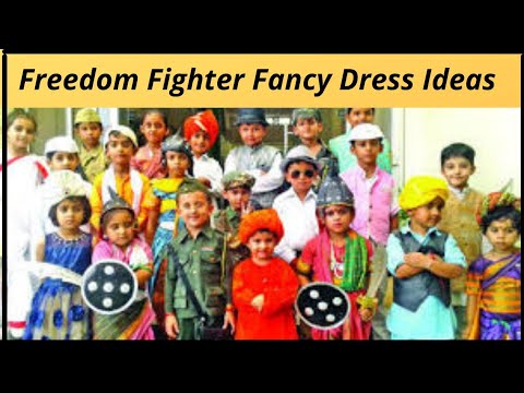 Kids in fancy dress of Indian freedom fighter Stock Vector by ©vectomart  62188563