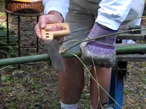 Bamboobill  How to cut bamboo branches