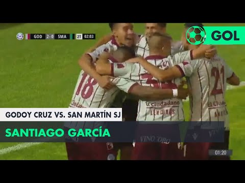 Santiago Damián García (2-0) Godoy Cruz vs San Martín SJ | Fecha 25 - Superliga Argentina 2017/2018