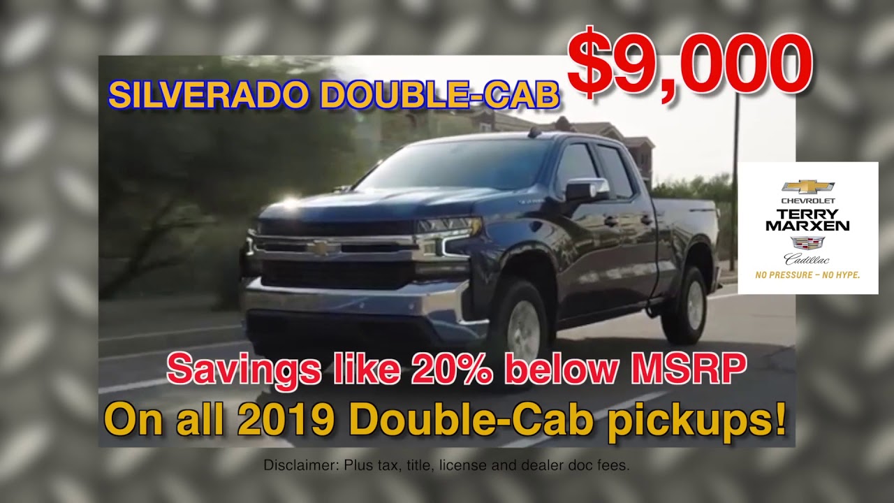 Terry Marxen Chevrolet Cadillac 2019 Supplier Pricing YouTube
