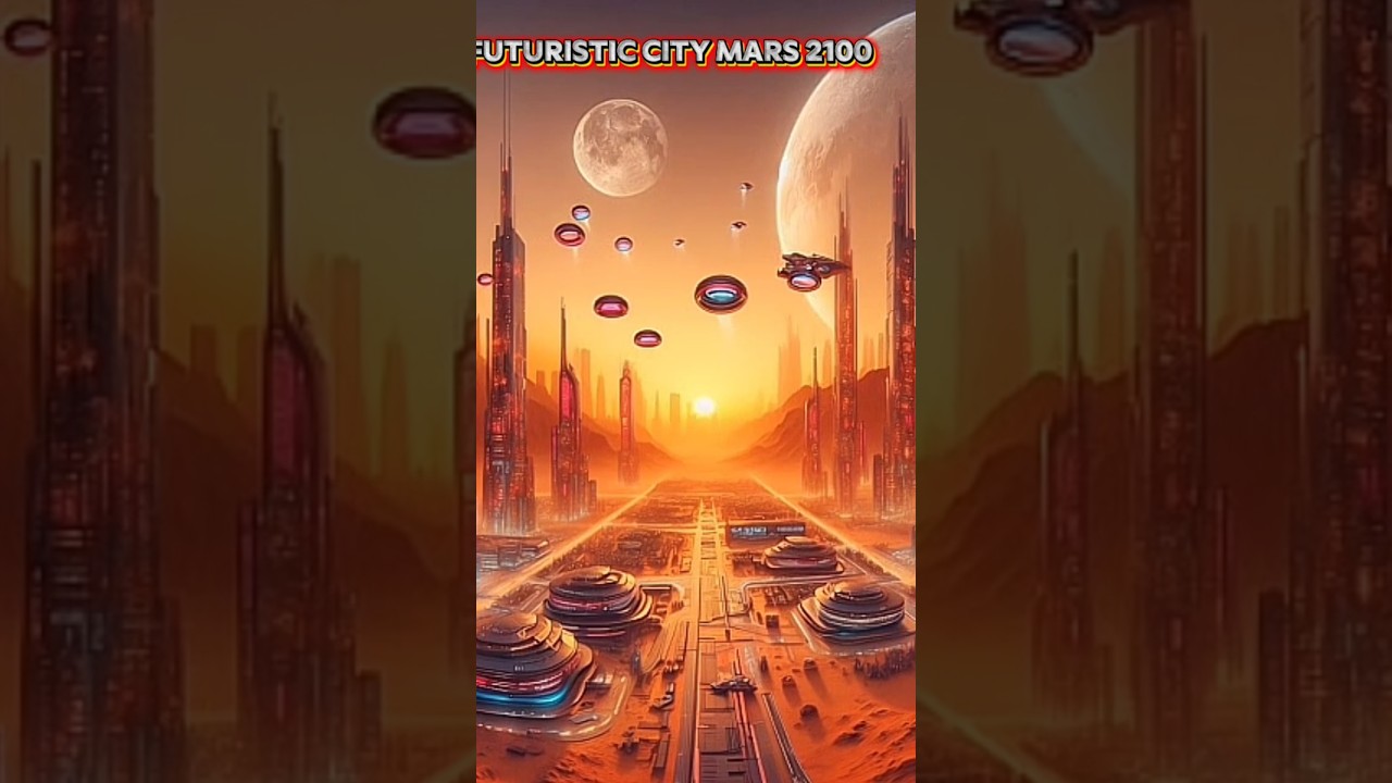 Life on Mars 2100 – Futuristic City in 360° Animation