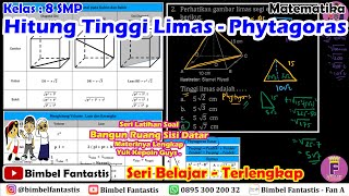 Hitung Tinggi Limas - Phytagoras || Seri Belajar || No 2 || 2022/K8/S2/M/B3/UK4 || Mtk 8 SMP