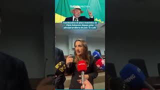 COORDENADORA DO PLANO ECONÔMICO DE FLÁVIO BOLSONARO DISPARA SOBRE PROBLEMA DO BRASIL: 'É O LULA'