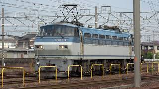 入庫するEF66 112号機 愛知機関区 2019.9.27