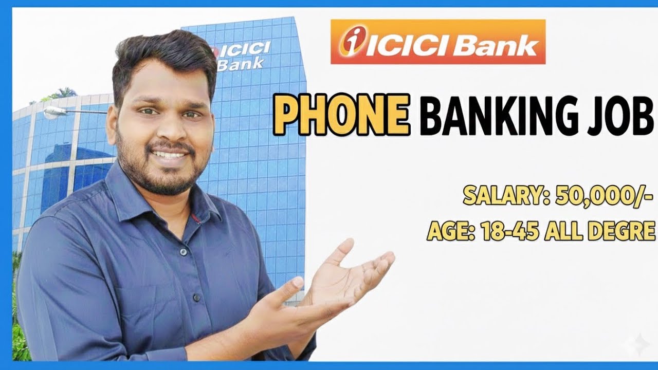 💥ICICI Notification 2025 || Phone Banking officer || All over India || M Tube Jobs ✅