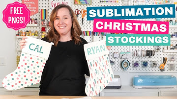 How to Make Custom Sublimation Christmas Stockings | 8 Free Sublimation Christmas Patterns