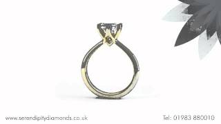 Unique Six Claw Engagement Ring